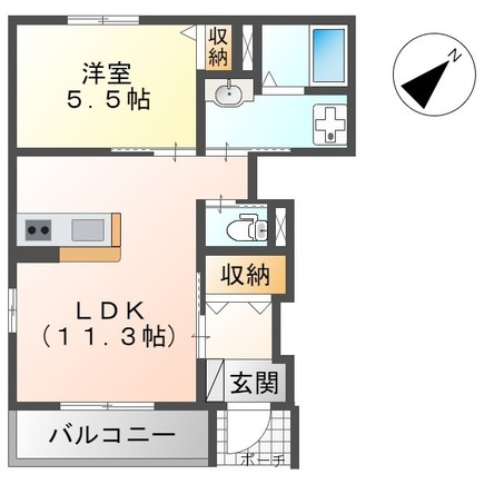 メゾン　ド　キャセロールの間取り