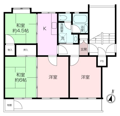 馬堀台団地 6号棟の画像