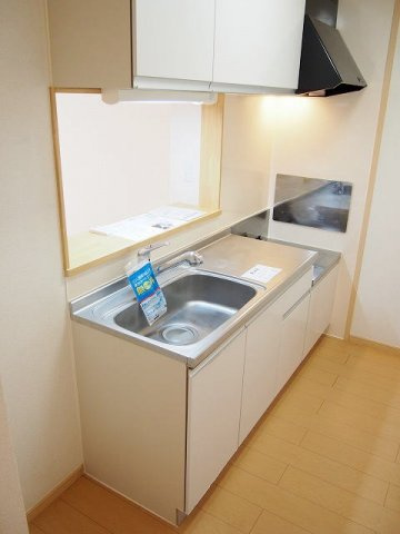アンソレイユ西山Ⅰのキッチン|カウンターキッチン