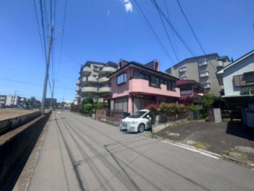 土地 富士見市針ヶ谷２丁目の前面道路含む現地写真|前面道路 幅約6ｍ