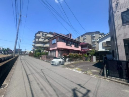 土地 富士見市針ヶ谷２丁目の前面道路含む現地写真|建築条件無し