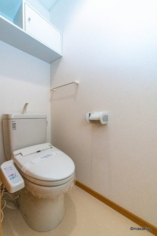 アプリコットのトイレ|トイレ　ウォシュレット付き。