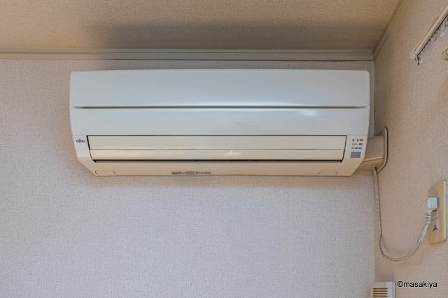 アプリコットの設備|エアコン2台付きです。
