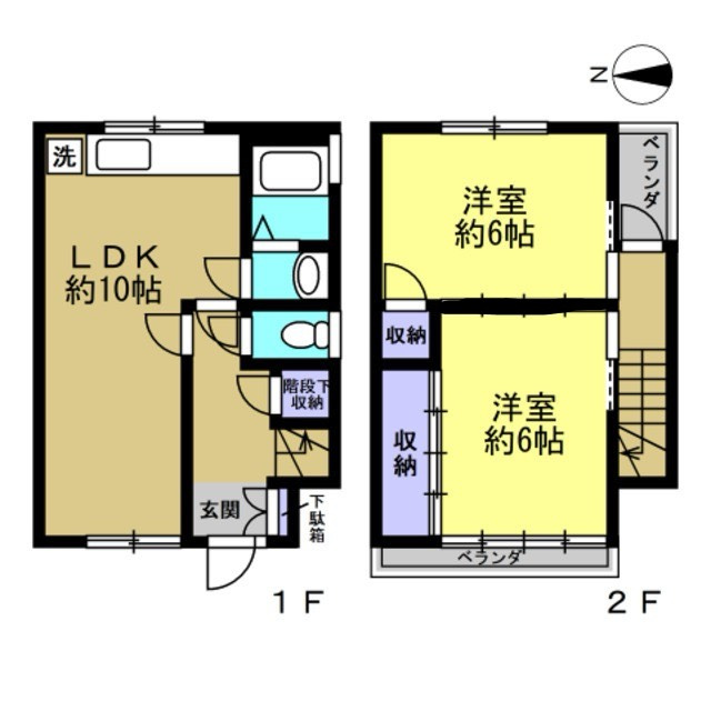 御幸東町戸建ての間取り