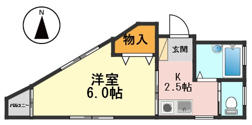 明幸ビルの間取り