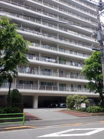 月島リバーハウスB棟の外観