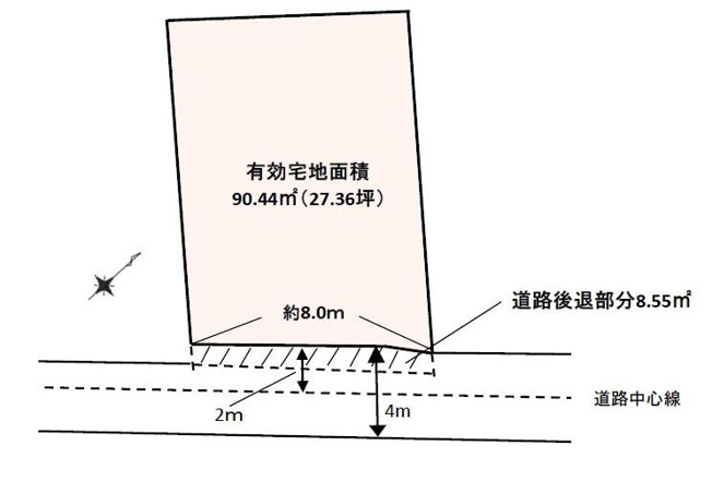 【土地図】 | 【弊社取扱限定物件】練馬区桜台2丁目　売地　全1区画