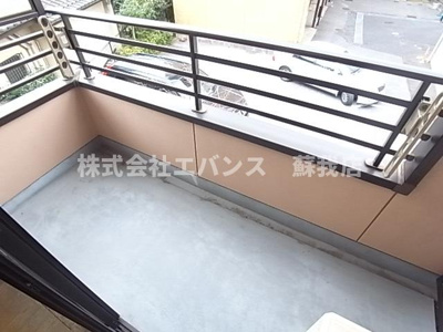 【バルコニー】 | メゾンK＆N | バルコニー付きです