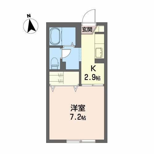 メルベーユ Ｄの間取り