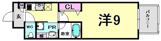 ヘスティア神戸の間取り