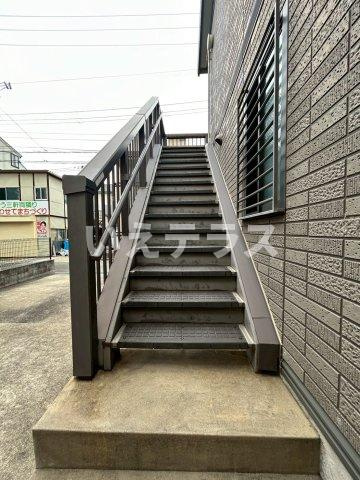 プランドール湊川のバルコニー