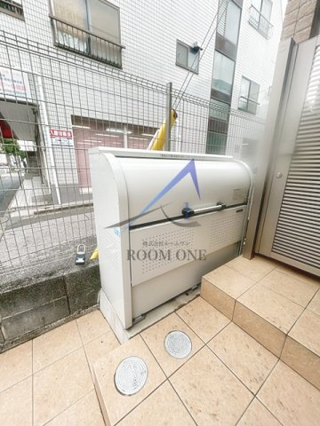 ブラン堀切菖蒲園のその他共用部分|敷地内ゴミ置き場です。