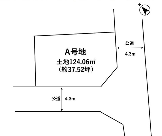 北本市本宿７丁目　売地の土地図