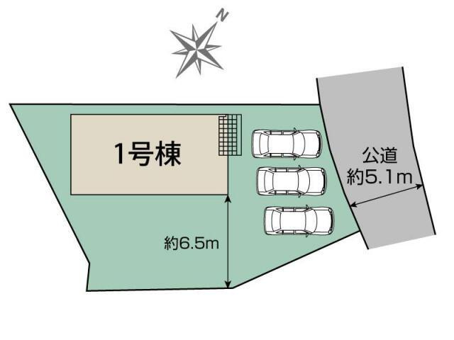 遠賀郡水巻町吉田南２丁目の新築一戸建の区画図|遠賀郡水巻町吉田南2丁目1棟 … 