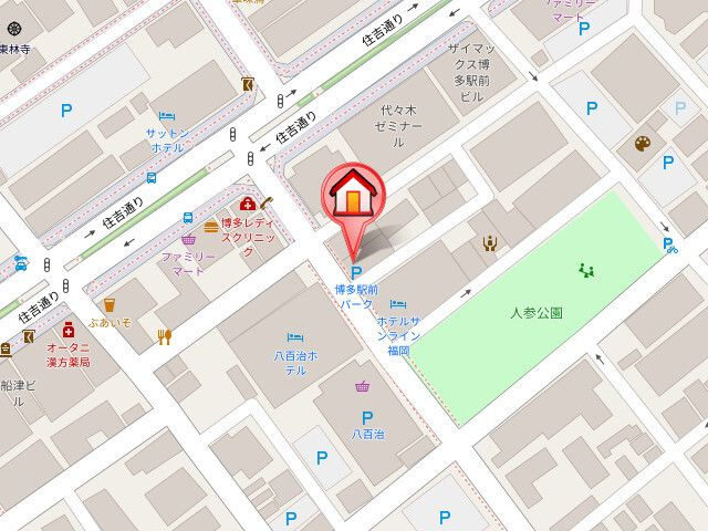リファレンス博多駅前の周辺