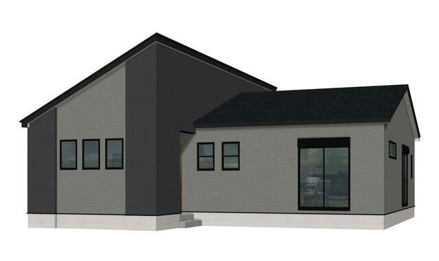 小城市三日月町長神田の新築一戸建の外観パース| 