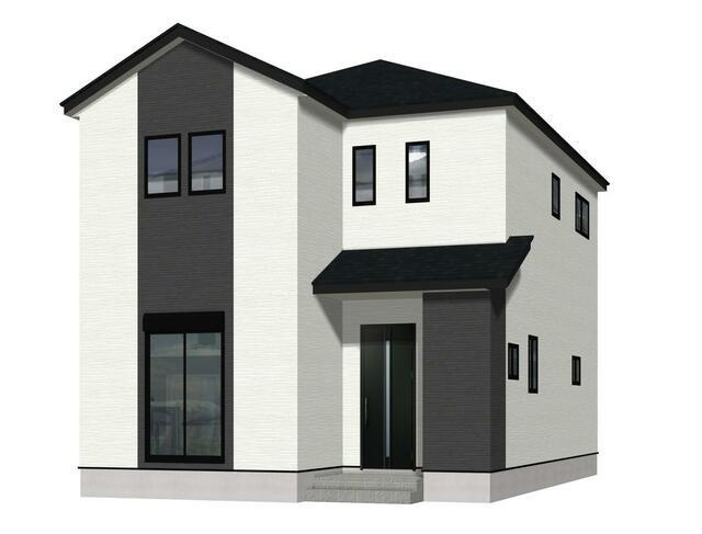 佐賀市本庄町大字本庄の新築一戸建の外観パース| 