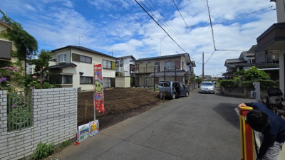 【前面道路含む現地写真】 | 藤沢市長後 新築戸建 全1棟