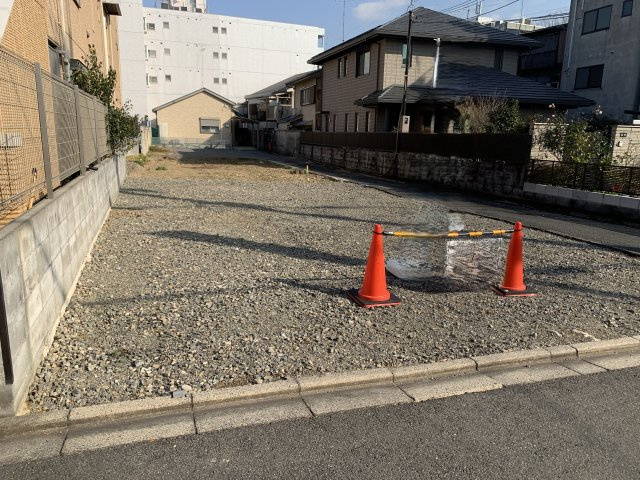 京都市北区紫竹下緑町　建築条件無し売土地の外観