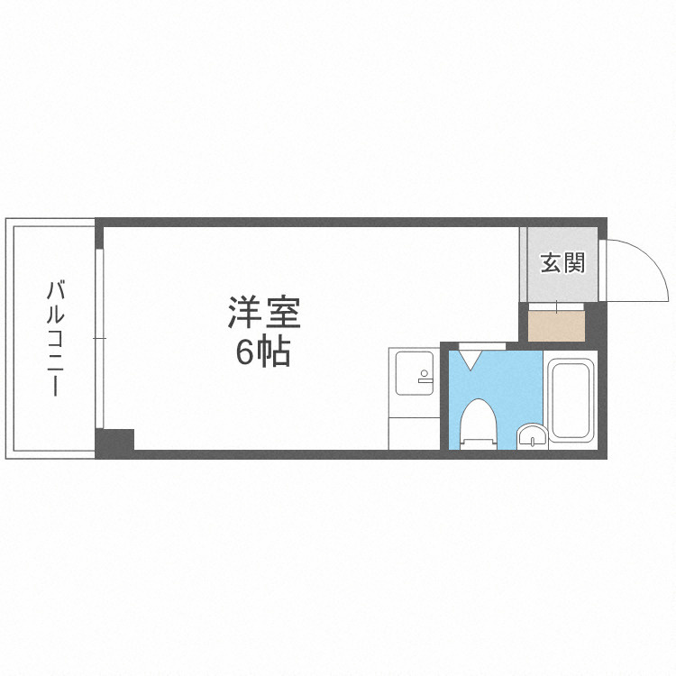 銀玉ハイツの間取り