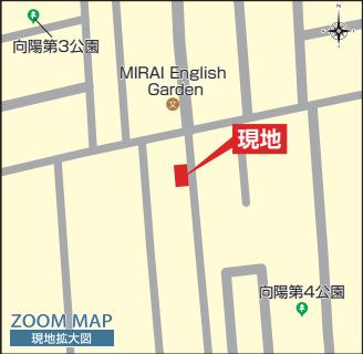 仲介手数料無料　所沢市向陽町・新築全1棟の地図