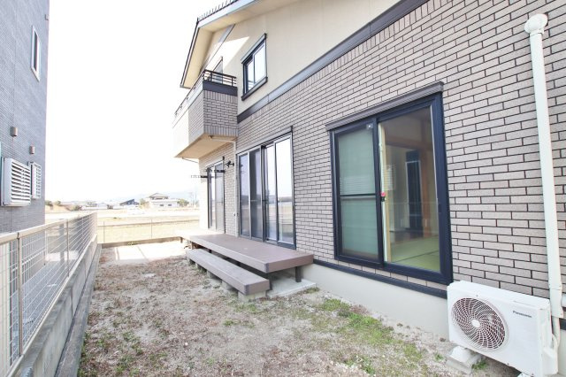 小郡市二森　中古戸建の庭
