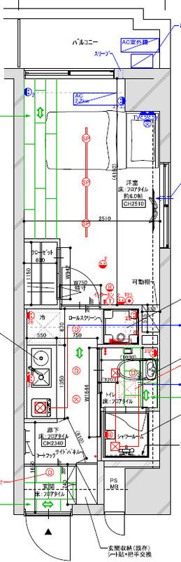 インプルーブ蔵前の間取り