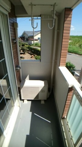 陽当たり良好なバルコニーです