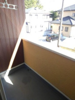 広々としたバルコニーです