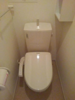 コンパクトで使いやすいトイレです