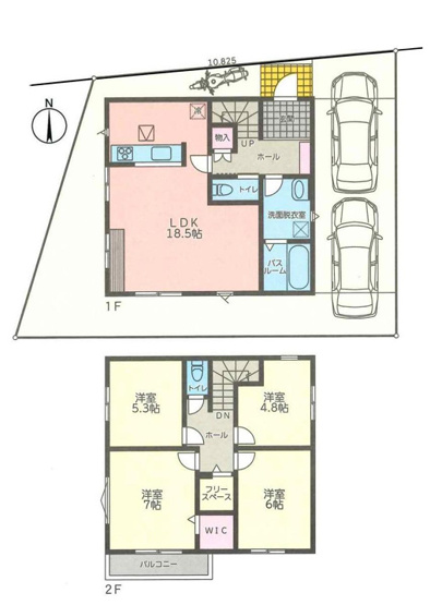 【間取り】 | 綾瀬市深谷中6丁目 新築戸建て 全1棟【仲介手数料無料】 | 海老名市を中心に地域密着で営業♪不動産のことなら「大樹不動産」へ