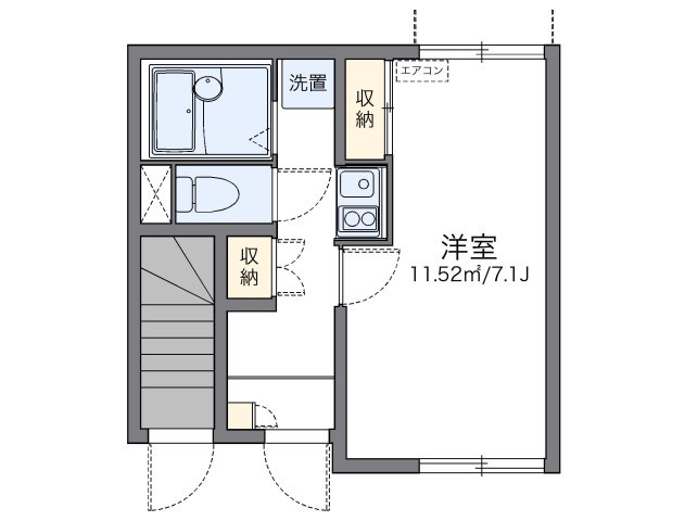 代表的な間取のため実際の間取とは異なる場合があります