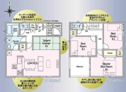 下妻市加養　第1　の間取り