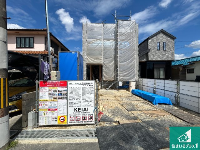 堺市西区堀上緑町　第2期　新築一戸建ての外観|周辺は落ち着いた街並みの住宅地！子育てがしやすい住環境です！まだ未完成ですが、現地でしかわからない事もございます。是非一度ご覧ください。