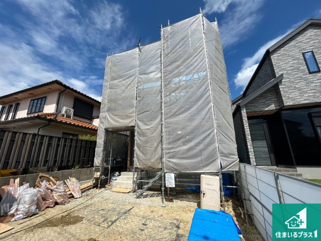 堺市西区堀上緑町　第2期　新築一戸建ての外観|周辺は落ち着いた街並みの住宅地！子育てがしやすい住環境です！まだ未完成ですが、現地でしかわからない事もございます。是非一度ご覧ください。