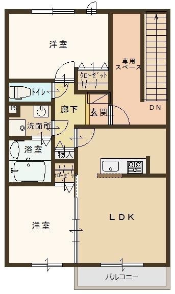 ファミーユコートの間取り