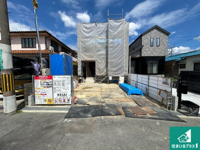 堺市西区堀上緑町　第2期　新築一戸建ての外観|周辺は落ち着いた街並みの住宅地！子育てがしやすい住環境です！まだ未完成ですが、現地でしかわからない事もございます。是非一度ご覧ください。