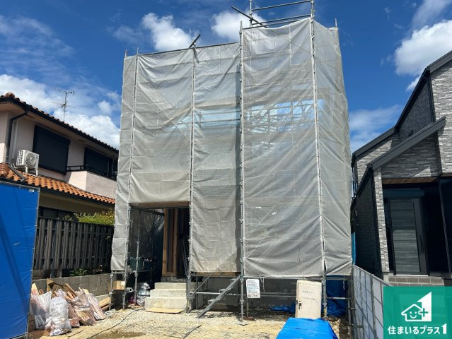 堺市西区堀上緑町　第2期　新築一戸建ての外観|周辺は落ち着いた街並みの住宅地！子育てがしやすい住環境です！まだ未完成ですが、現地でしかわからない事もございます。是非一度ご覧ください。