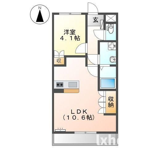 エトワール新在家の間取り