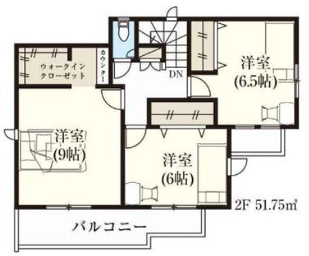 【仲介手数料無料】狭山市笹井１０期全９棟５号棟　狭山市の新築なら西武ハウジングの間取り