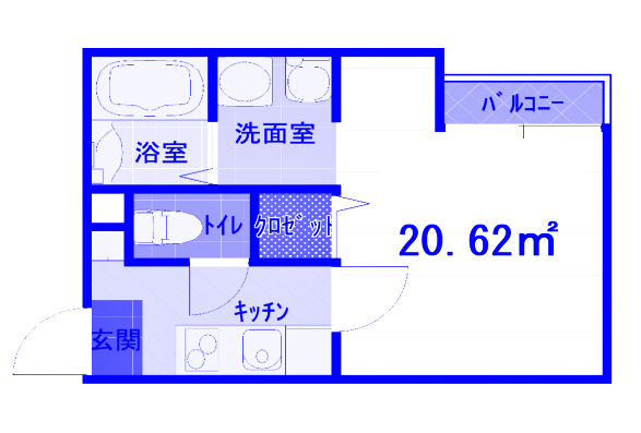 BELEZA七里の間取り