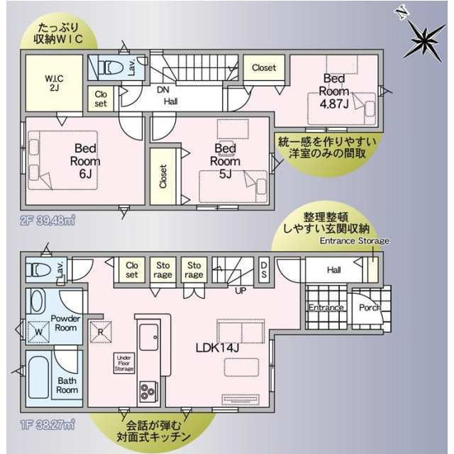小松原2丁目(建物：23.51坪・土地：23.52坪)新築住宅の画像