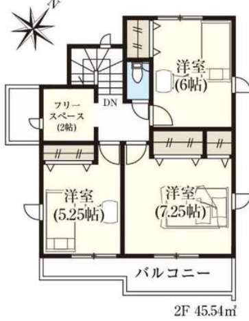 【仲介手数料無料】狭山市笹井１０期全９棟７号棟　狭山市の新築なら西武ハウジングの間取り