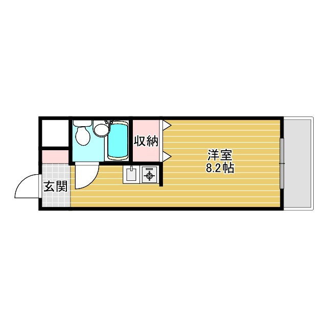 プライム蛍池の間取り