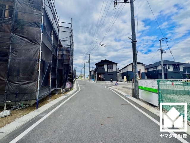 大津市雄琴５丁目　2期　1号棟の前面道路含む現地写真|6月21日　現地写真更新