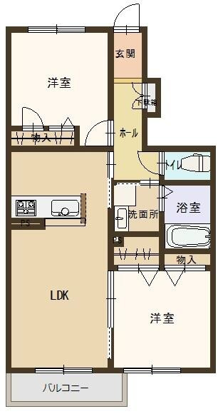 神戸市須磨区車字梨川のアパート