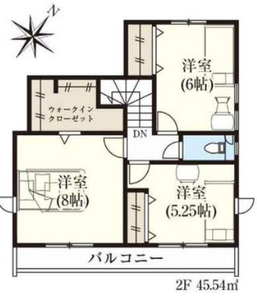【仲介手数料無料】狭山市笹井１０期全９棟８号棟　狭山市の新築なら西武ハウジングの間取り