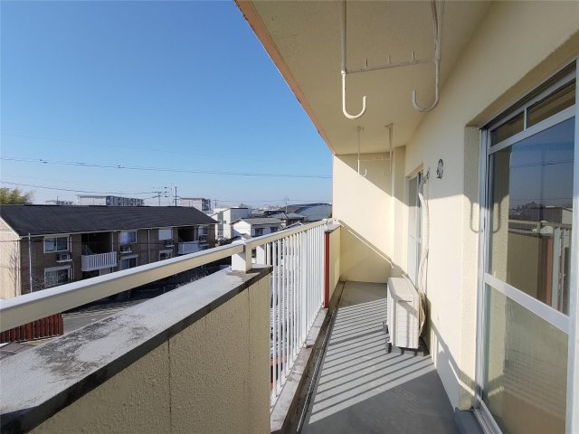 サンコーポシライシのバルコニー