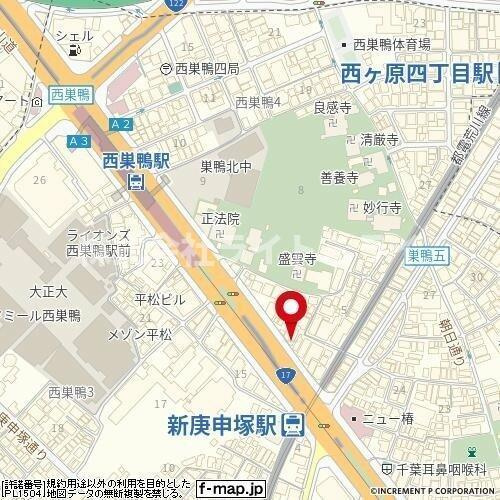 ＡＺＥＳＴ　西巣鴨の地図| 