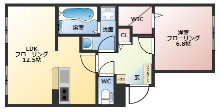 ルミエールドゥ河口の間取り
